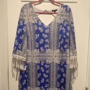 Gorgeous blue sheath dress